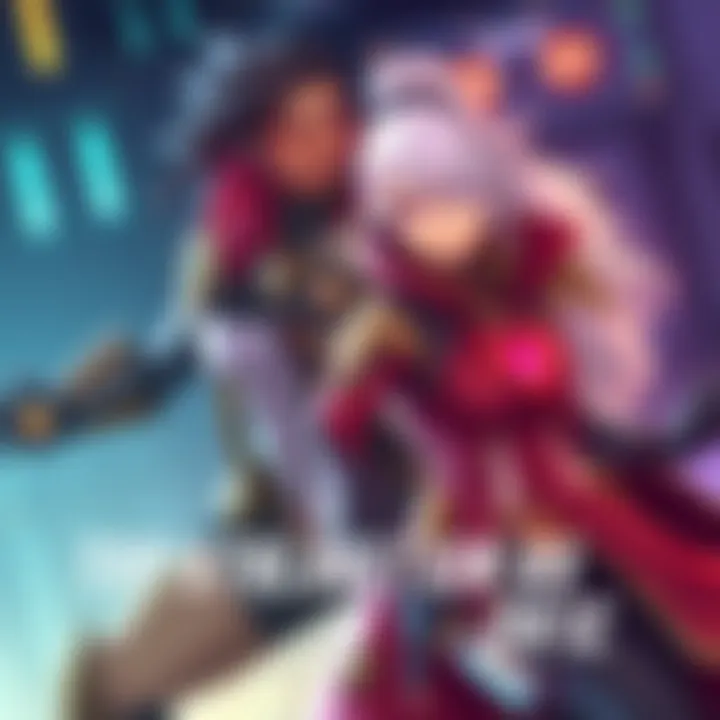 A scene showing support heroes Ana and Kiriko working together to counter Bastion and Ashe in Overwatch.