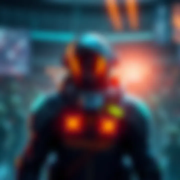 Support player receiving an endorsement A support character in a game with glowing endorsements around them, highlighting their contributions to the team.