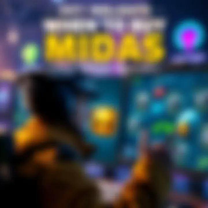 Support player considering Midas purchase A support player analyzing when to buy Midas in a game, with in-game items visible on screen