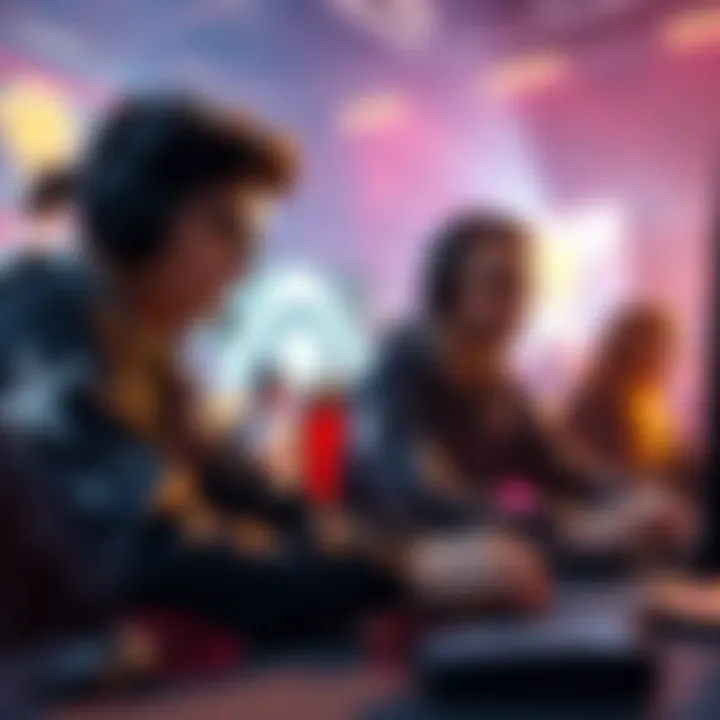 A team of support players strategizing during a game, showcasing their importance in securing victory.