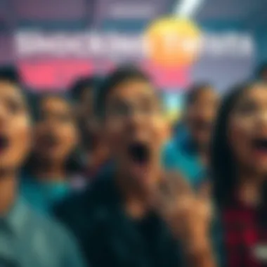 A group of people with shocked expressions, illustrating unexpected surprises