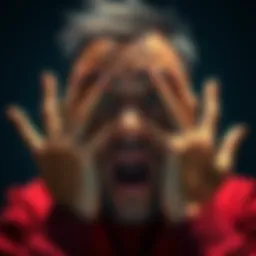 A person expressing shock with their hands on their face, capturing a moment of disbelief over unexpected news.