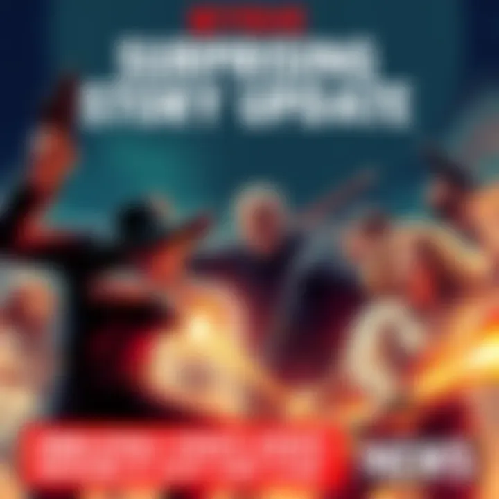 A scene depicting unexpected events from a popular narrative, featuring dynamic action and characters in a tense moment.