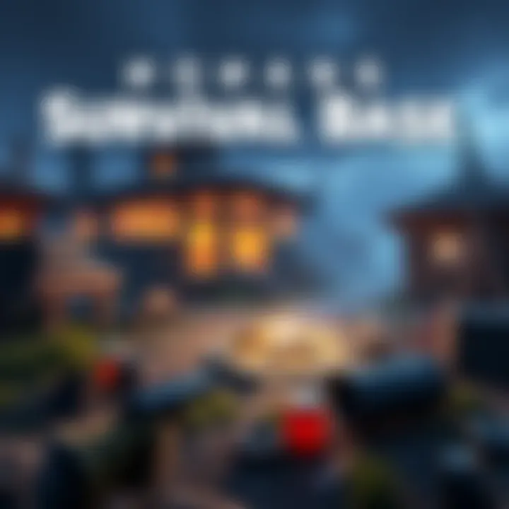 A player constructing a survival base using resources in a game environment, showcasing tools and gathering materials.