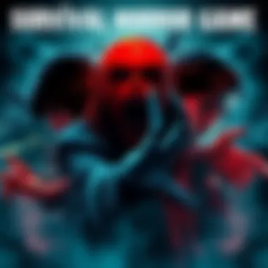 A collage of horror game scenes featuring eerie environments and spooky characters from Silent Hill F and Heartworm.