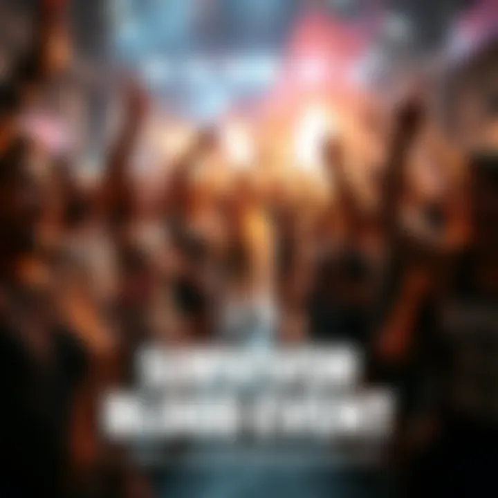 A group of excited participants at the Survivor Blood Event, showcasing their thrill and enthusiasm in a dynamic setting.