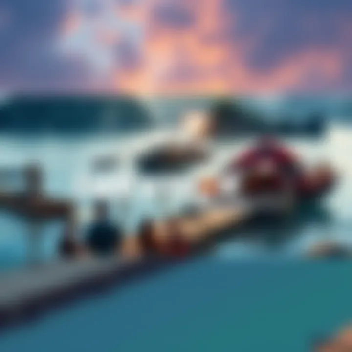 New features in Survivor D series A scenic view of the Survivor D series setting with contestants participating in challenges and new elements included this season