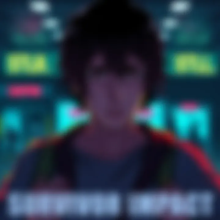 A character expressing sadness and frustration in a game lobby, reflecting on impactful quotes.