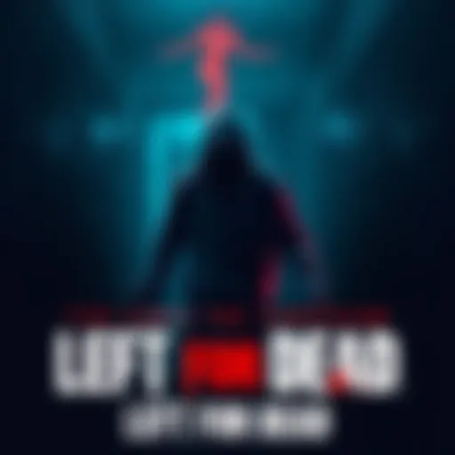 A character stealthily navigating through a dark environment to evade the Midwich killer while leaving teammates behind