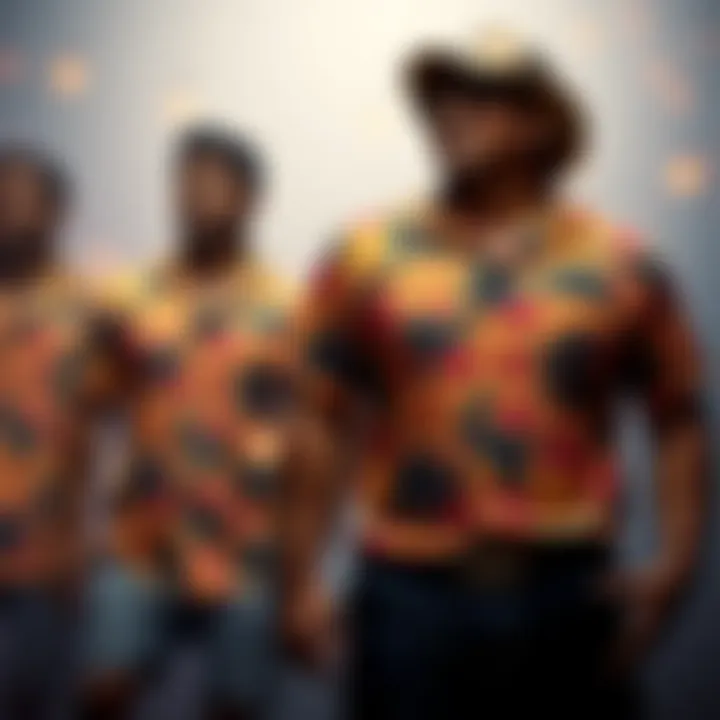 Stylish new shirts inspired by Queen's Ball for Survivor contestants