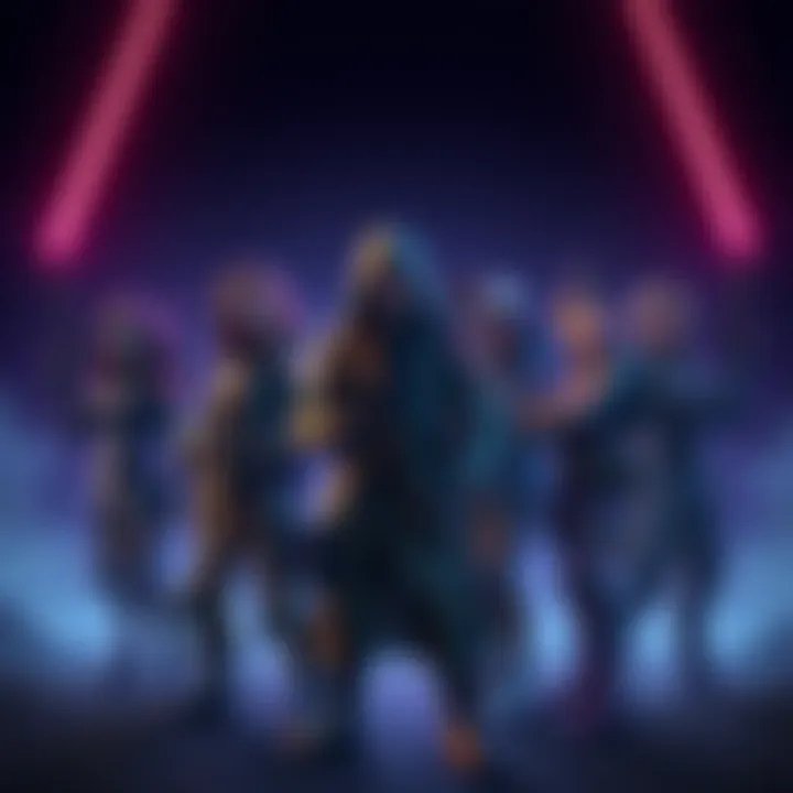 A group of Survivors and Defenders in Save the World gameplay standing ready for action