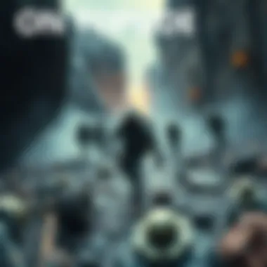 Survivors in a Harsh Environment People navigating through a dangerous landscape filled with obstacles and threats, showcasing the struggle for survival in Topside.