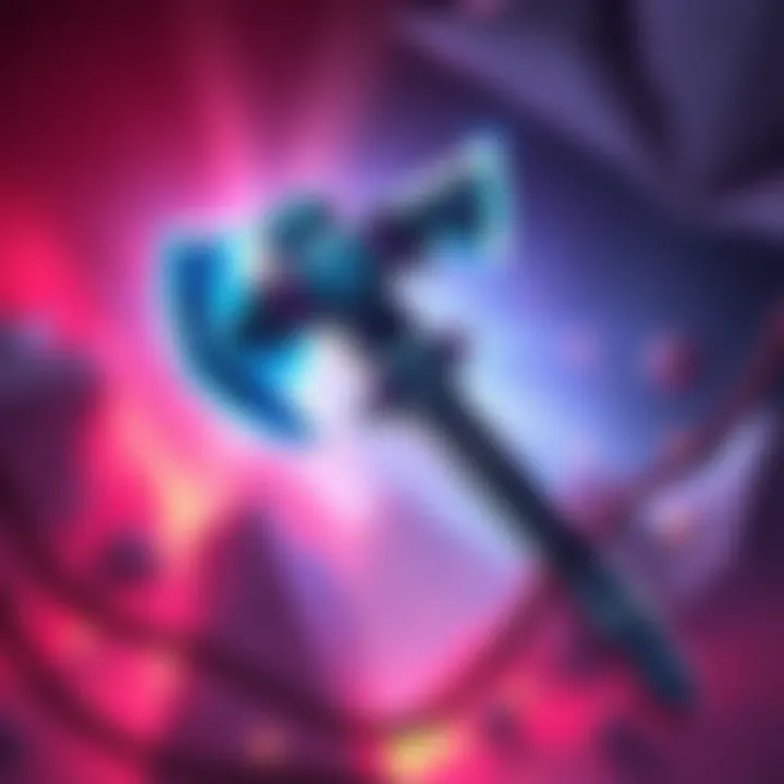 A Switch Axe featuring the Rey Dau update with Zoh chest and counter charm