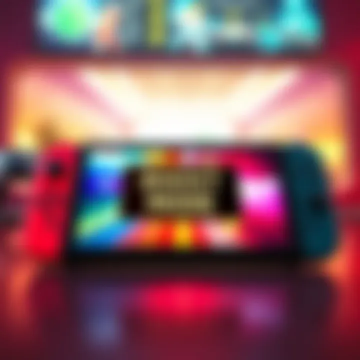 A Nintendo Switch 2 displaying Boost Mode that enhances gameplay of Switch 1 games, with vibrant graphics and smooth action on the screen.