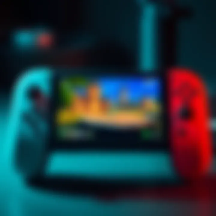 A Switch 2 controller showing a game on the screen, highlighting input delay issues while playing Hogwarts Legacy