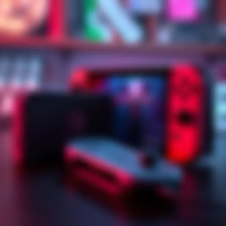 A Nintendo Switch 2 console next to a Duskbloods game case, showcasing gaming excitement.