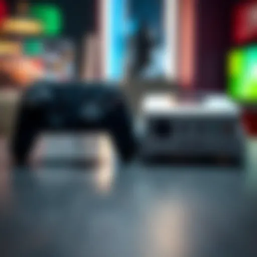 Switch 2 Pro Controller and GameCube Controller A side-by-side comparison of the Switch 2 Pro Controller and GameCube Controller on a gaming table