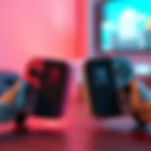Two Nintendo Switch consoles connected via Discord for cooperative gameplay with friends.