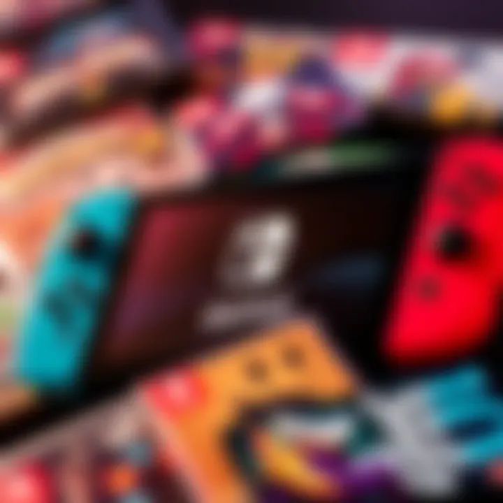 A collection of Switch game cartridges with a focus on underrated titles like Hollow Knight