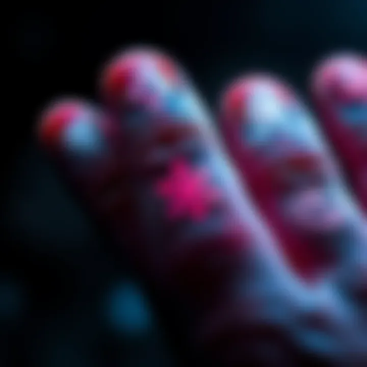 Close-up of The Witness's fingertips showing various mysterious symbols during the Salvation's Edge encounter