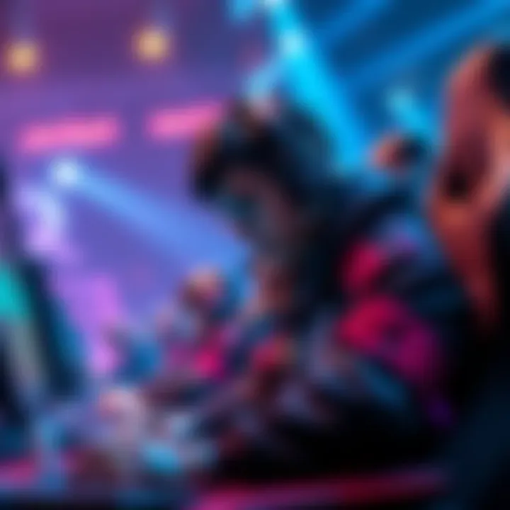 A competitive gaming scene showing syndereN playing in ranked matches with intense focus and strategy