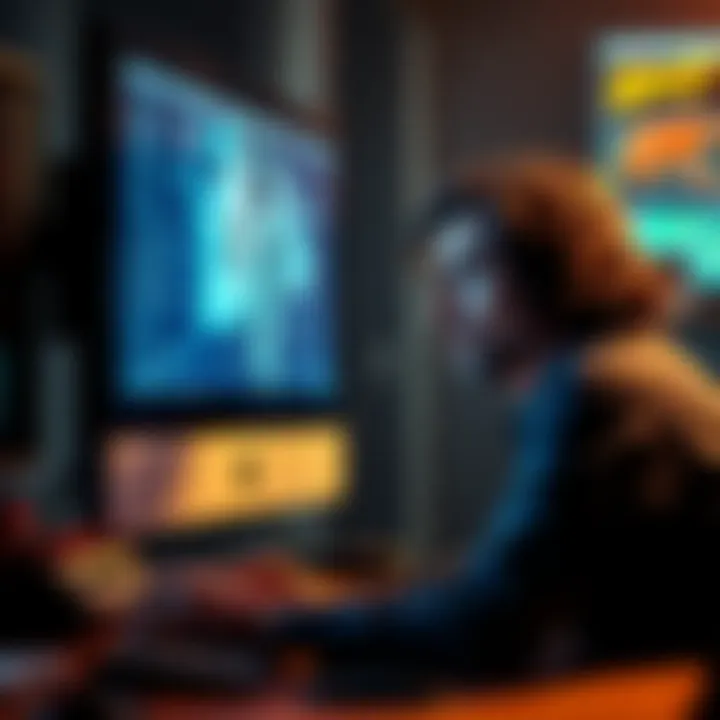 A person looking frustrated while examining a broken computer screen, symbolizing system corruption and its challenges.