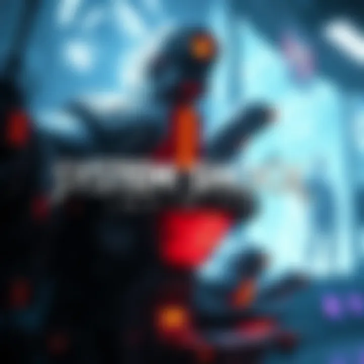 System Shock Infinite Remastered Announcement A concept art piece featuring the futuristic world of System Shock Infinite, showcasing advanced technology and a mysterious atmosphere.