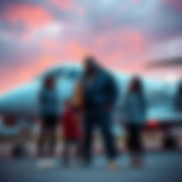 T-Pain stands with his family near a newly purchased private jet, capturing their joyful reactions.