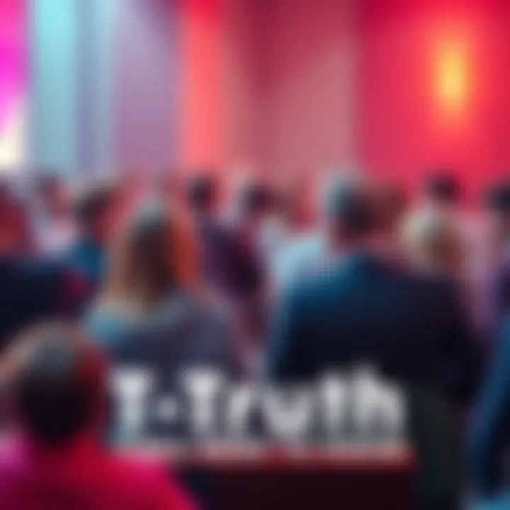 People engaged in a lively discussion about the T-truth phenomenon in a forum setting.