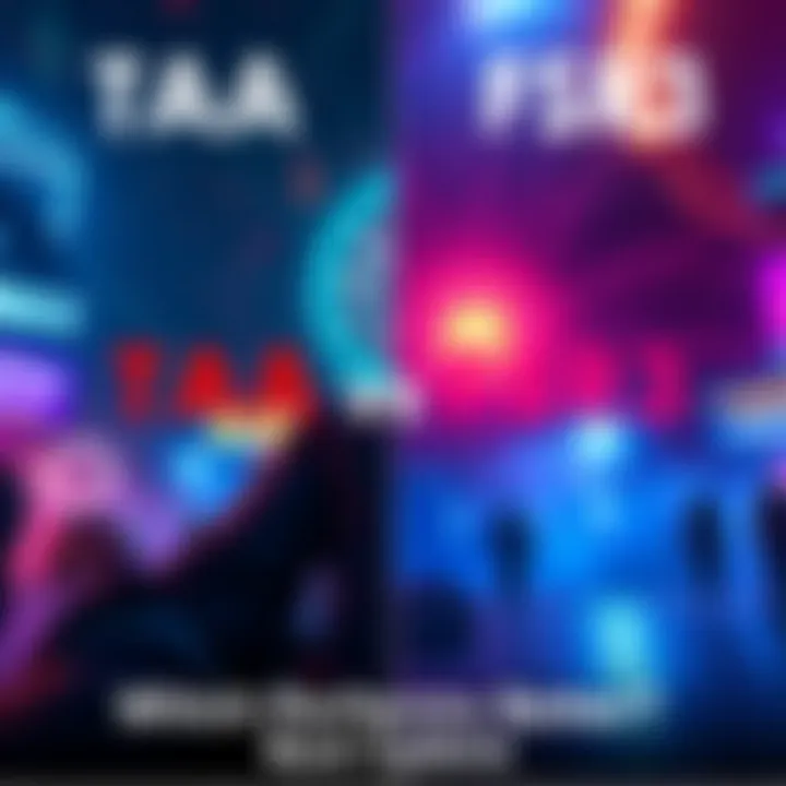 Comparison of TAA and FSR3 Visual representation showcasing TAA and FSR3 anti-aliasing effects in a gaming scene