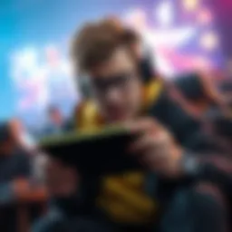 A gamer showing frustration while using a tablet in THE FINALS, highlighting input delay issues