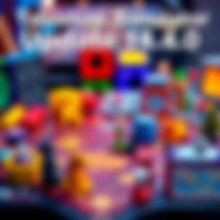 Colorful board game setup showcasing new features in Tabletop Simulator