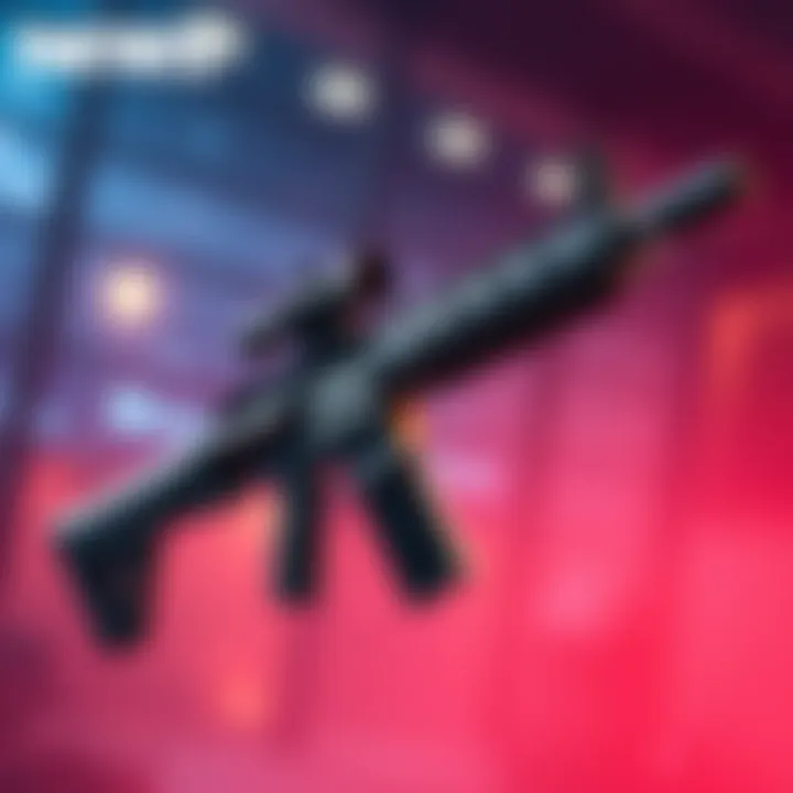 New Tactical AR in Fortnite A tactical assault rifle displayed prominently, replacing the combat shotgun in Fortnite's Reload lootpool.