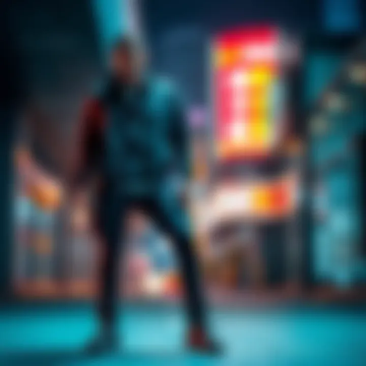 Tactical Casual Agent Outfit A stylish outfit combining tactical and casual elements, ideal for an agent's look. The outfit features a fitted jacket, comfortable pants, and polished shoes, set in an urban environment.