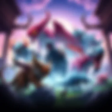 A collage of Tailraiders with Girros, Talioth, and Gajos in a vibrant fantasy setting