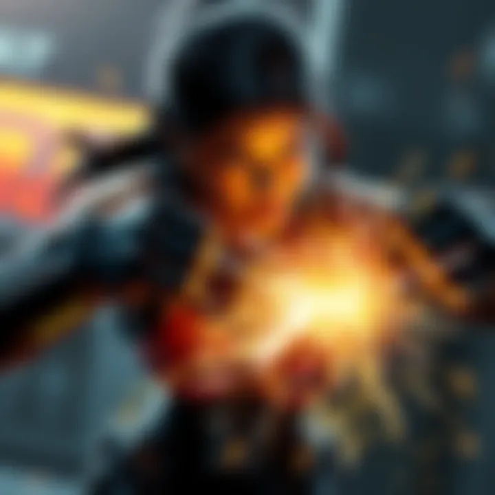 Talia Breaking Grip Strength Device Talia effortlessly breaks a grip strength device using her hydraulic clamp hands, showcasing her incredible strength on the battlefield.