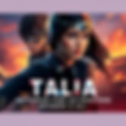 Talia facing new challenges in a dynamic scene with action and drama