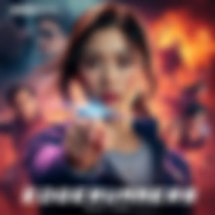 Talia Yang showcasing her character's strength and influence in Edgerunners Season 2, surrounded by dynamic scenes of the series.