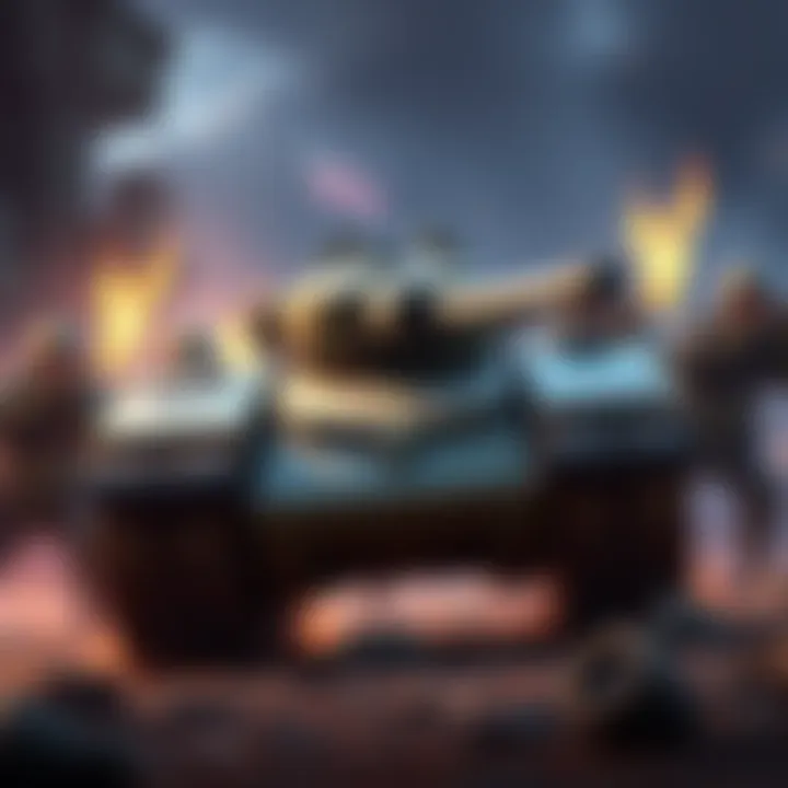 A tank character from Smite 2 stands confidently at the front line, ready to protect teammates while facing enemy forces.