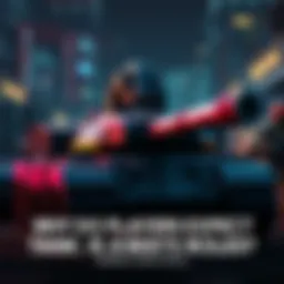 A tank character in a gaming battle scene, showing tension between players over role expectations