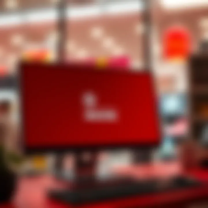 A computer screen showing a loading error message for the Target website