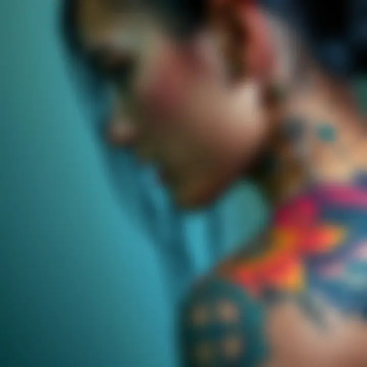 Tattoo design inspired by Aloy A creative tattoo design featuring unique symbols inspired by Aloy, capturing her essence without depicting faces.