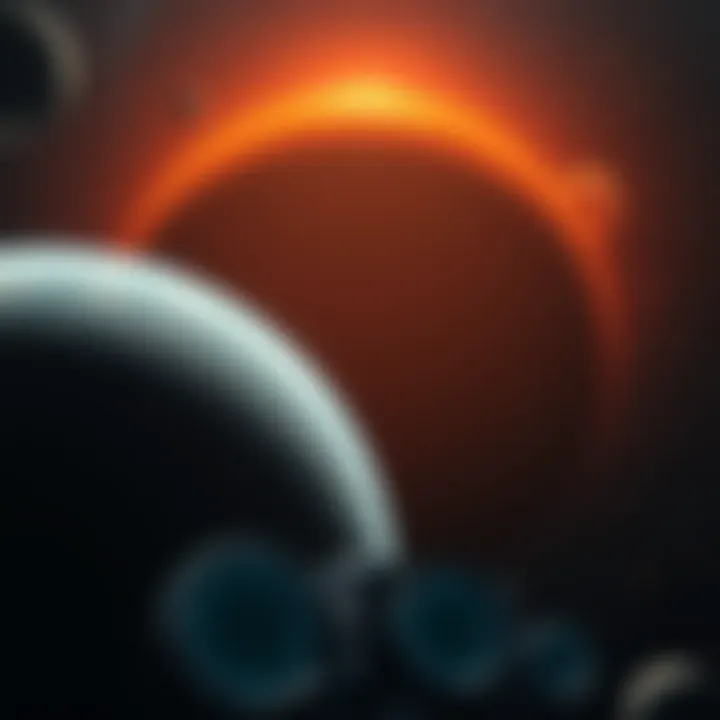 View of Tau Ceti Artist's rendering of Tau Ceti with planets and stars in the background