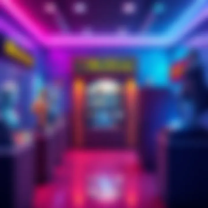 Showcase of new statue cases, wall display cases, and card projector in game