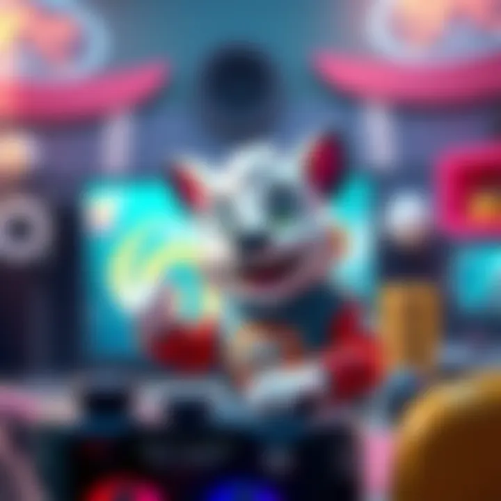 Team Decal Mascot Video A colorful animation showcasing Gen.G's Team Decal mascot in a fun gaming setting