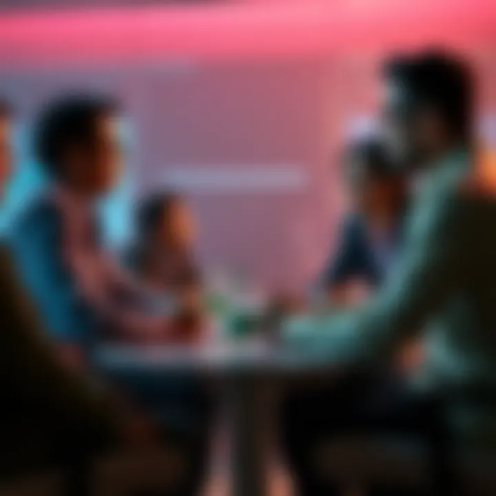 Team members in a meeting expressing concerns about Ratha's impact on team dynamics