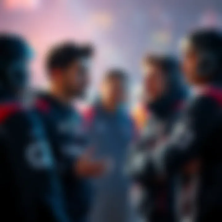 Team members discussing player changes Phony and Gen talk about finding a new third player while considering Evan's retirement