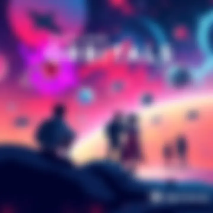 Group of players teaming up in a colorful galaxy, facing challenges together in Orbitals on Nintendo Switch 2.