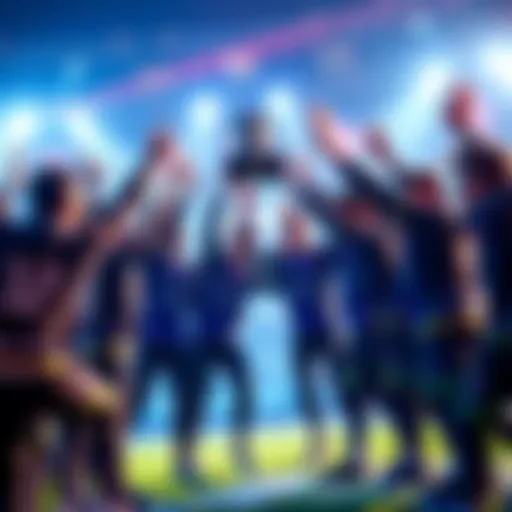 Team Liquid players celebrating their win against NTMR in the Overwatch Champions Series 2025