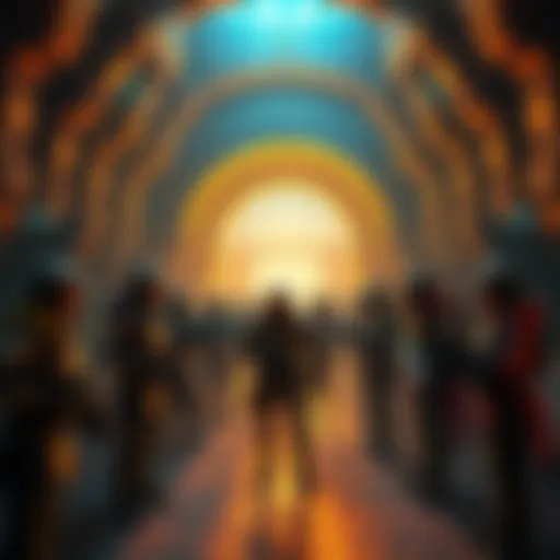 A diverse group of players preparing to raid the Vault of Glass, showcasing excitement and determination.
